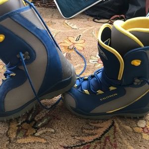 Salomon boots. These are pretty cool.